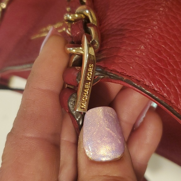 Micheal kors red leather tote - Picture 10 of 10